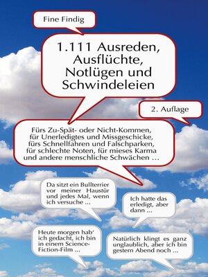 cover image of 1.111 Ausreden, Ausflüchte, Notlügen und Schwindeleien